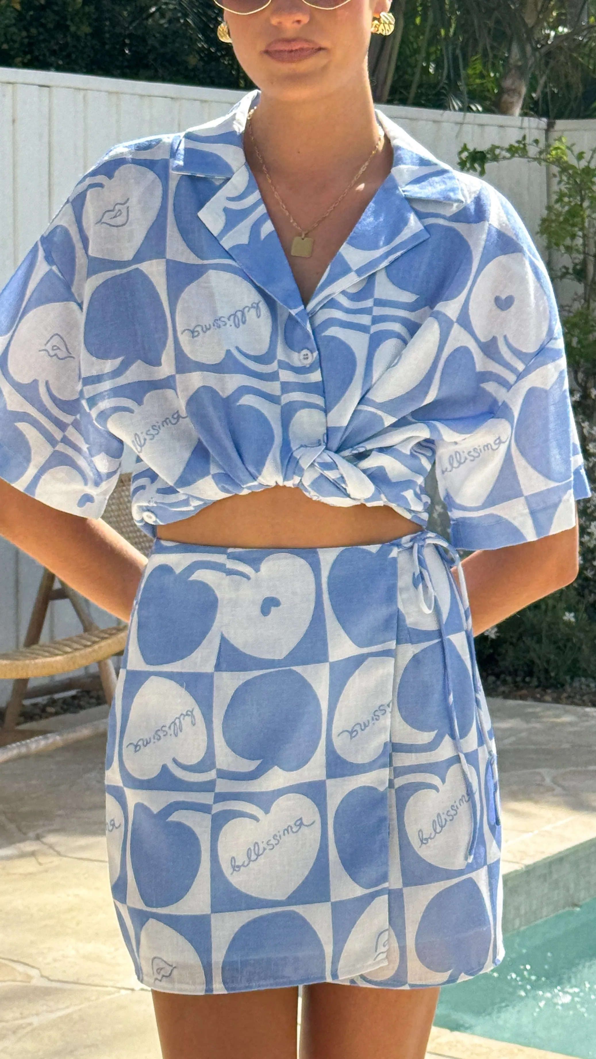 Abilene Button Up Shirt - Blue