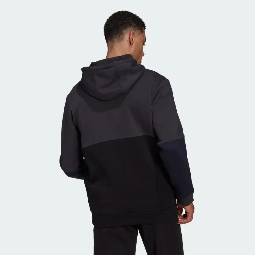 adidas Essentials Colorblock Fleece Full-Zip Men's Hoodie