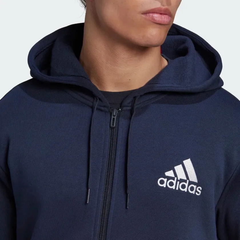 adidas Essentials Colorblock Fleece Full-Zip Men's Hoodie