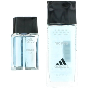 Adidas Men's Gift Set - Moves Deodorant and Eau De Toilette Spray Authentic Scents