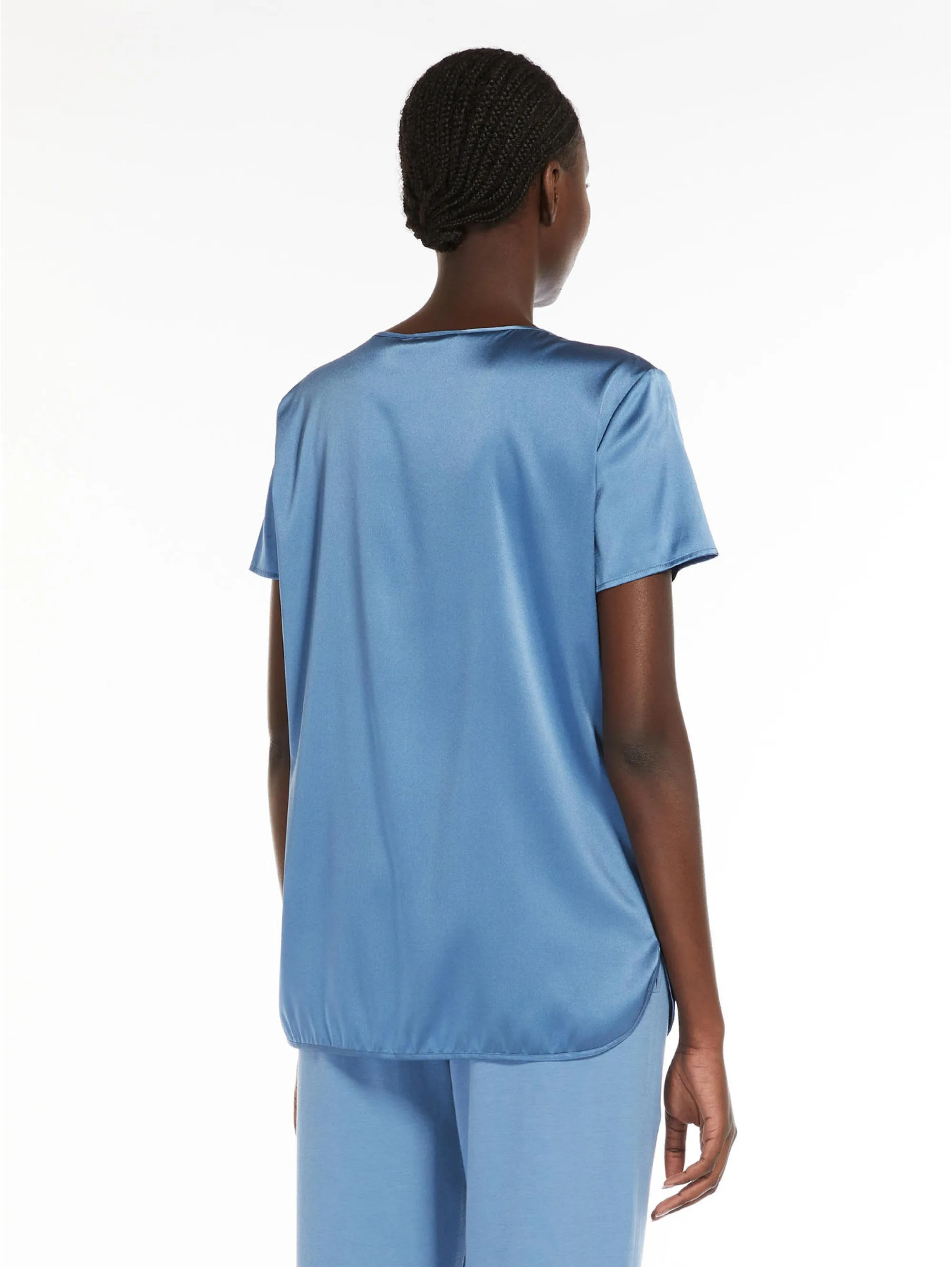 Air Force Stretch Silk Blouse