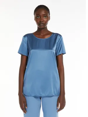 Air Force Stretch Silk Blouse