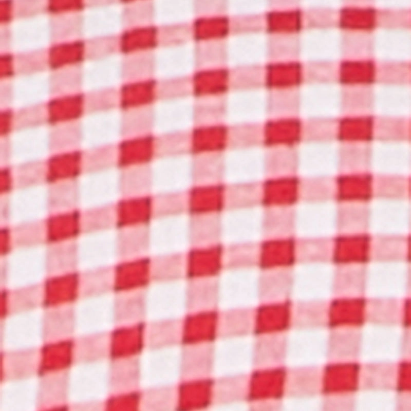 Almost Famous Gingham Button Front Crop Top