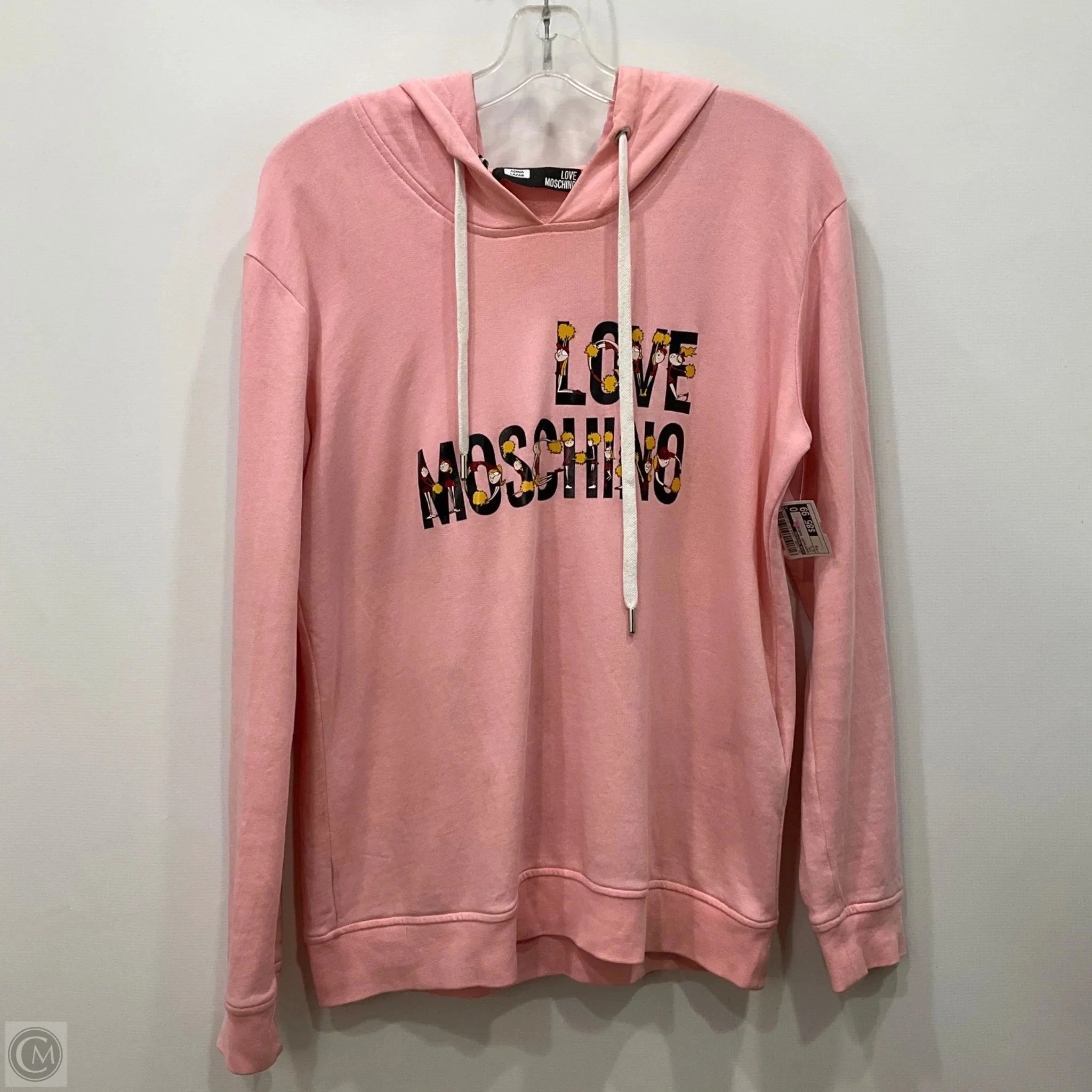 AS IS Sweatshirt Hoodie By Love Moschino In Pink, Size: M