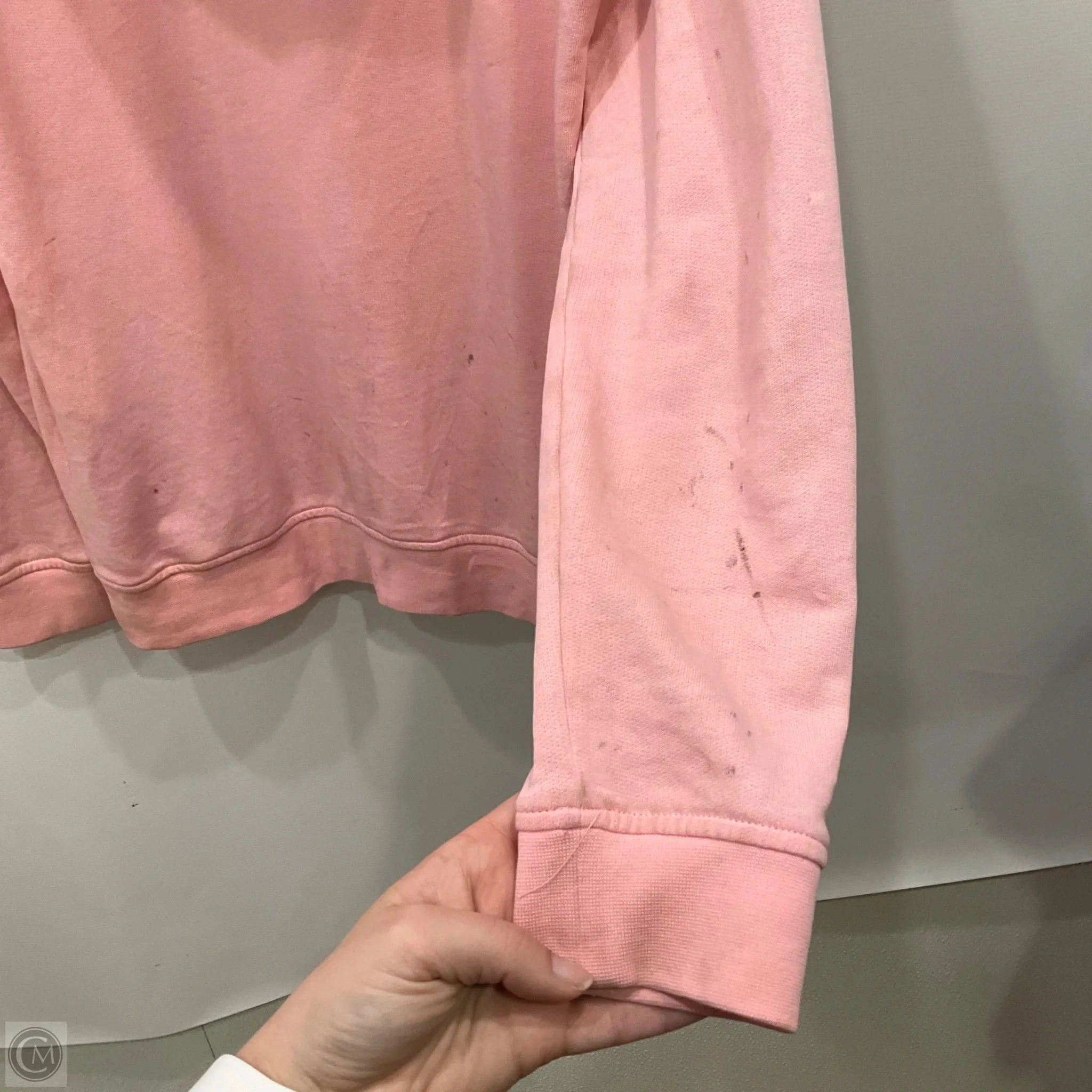 AS IS Sweatshirt Hoodie By Love Moschino In Pink, Size: M