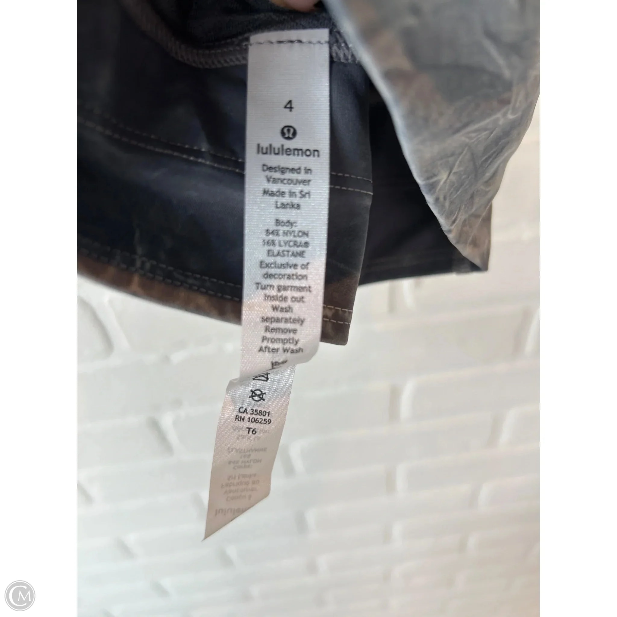 Athletic Bra By Lululemon In Grey, Size: S