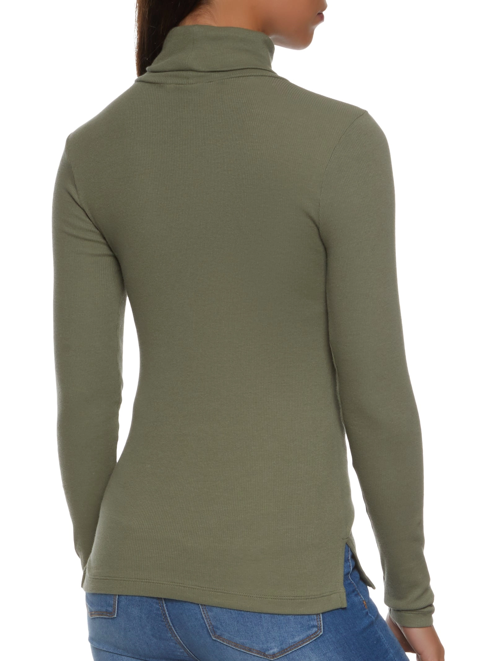 Basic Turtleneck Long Sleeve Top