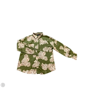 Blouse Long Sleeve By Fate In Green, Size: L