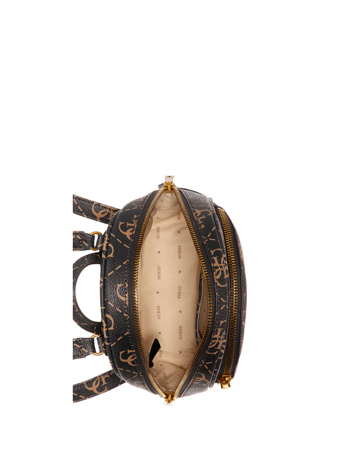 Brown Logo Manhattan Backpack