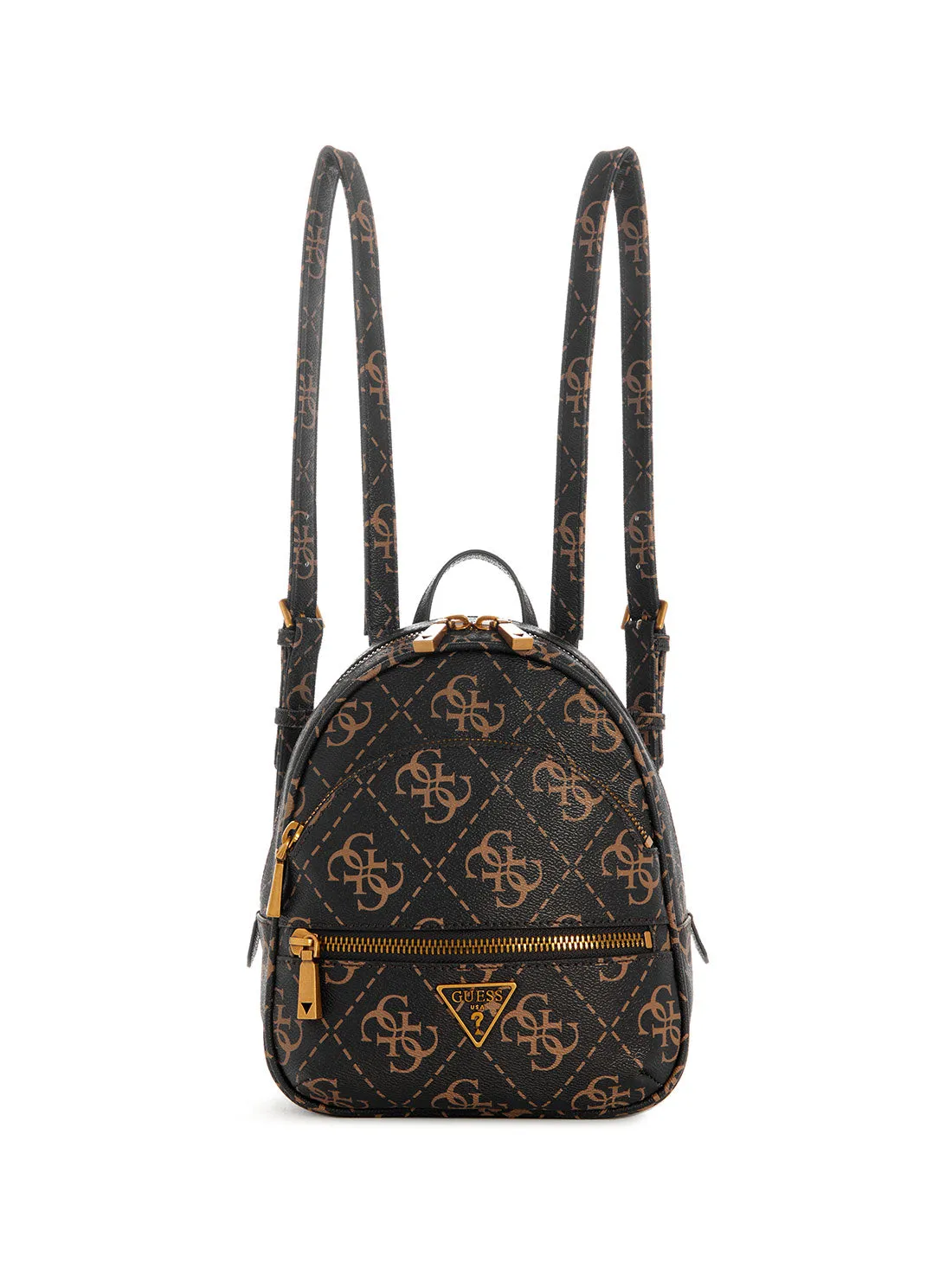 Brown Logo Manhattan Backpack