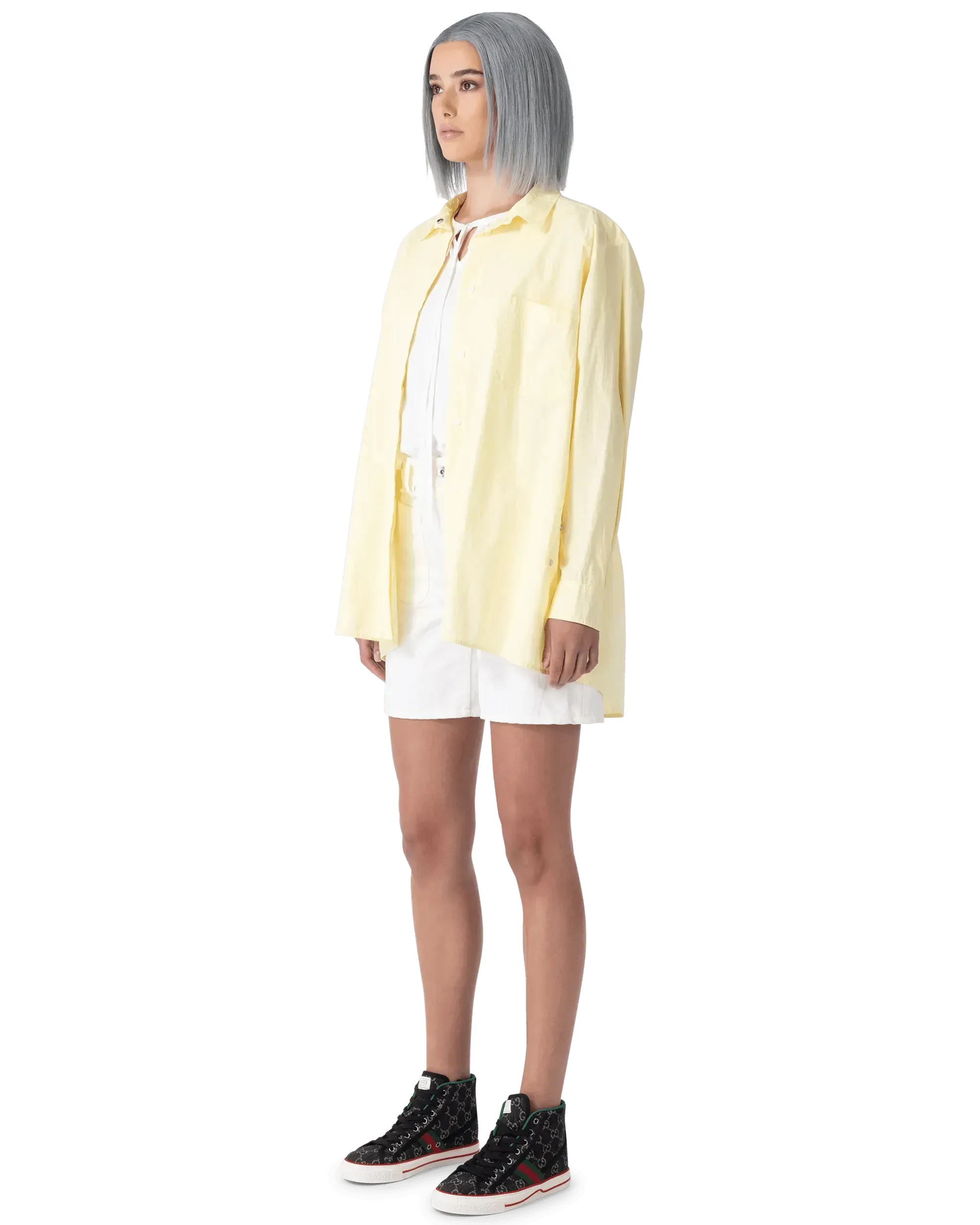 Button Detail Cotton Shirt