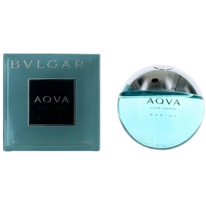 Bvlgari Men's Eau De Toilette Spray - Aqva Marine Amber and Woody Notes, 1.7 oz
