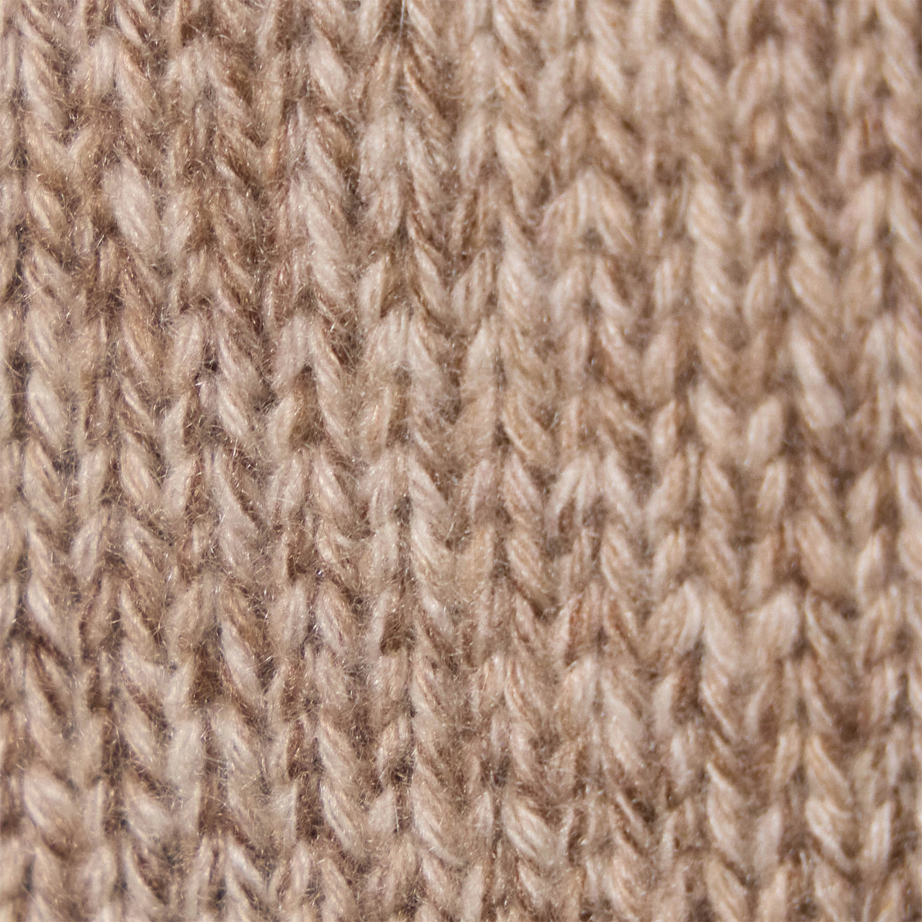 Cashmere Marled Zip Up - Stone Marl