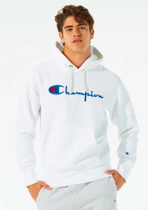 Champion Men's Reverse Weave Script Hoodie