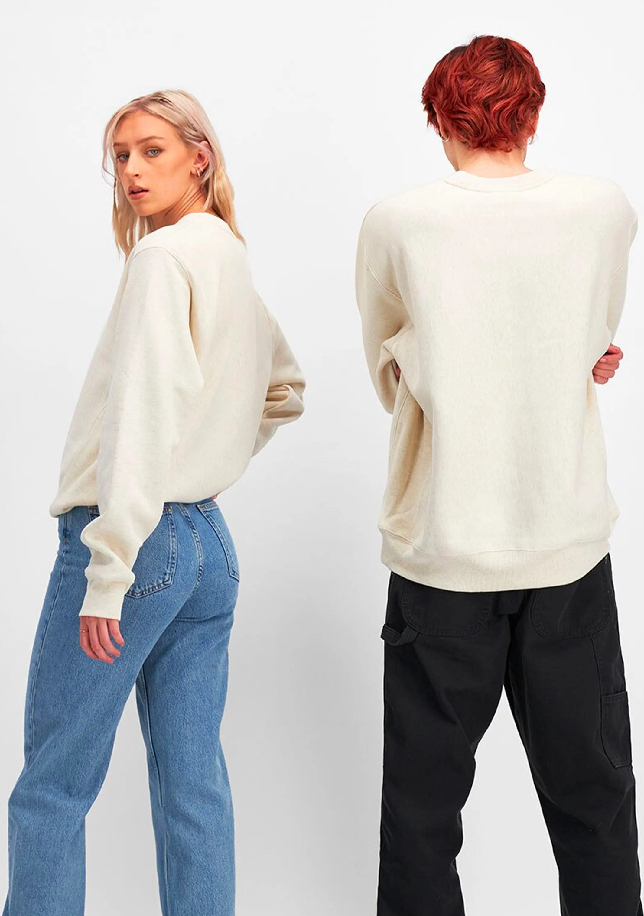 Champion Men's Reverse Weave Small C-Logo Crew