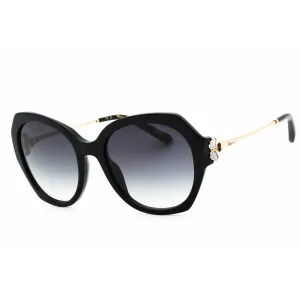Chopard Women's Sunglasses - Shiny Black Acetate Full Rim Oversized | SCH354V 0700