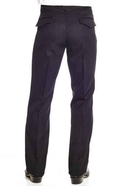 Circle S Mens Black Western Poly Blend Ranch Dress Pant 38