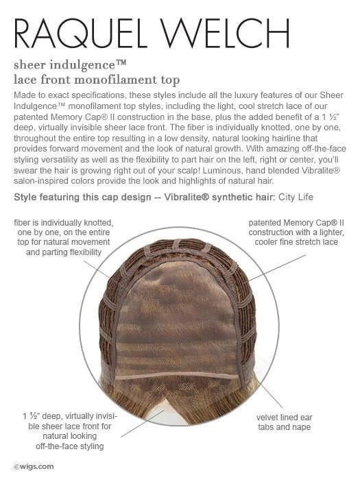 City Life Wig by Raquel Welch | Synthetic Lace Front | Clearance Sale Open Box (Unworn - Like New)