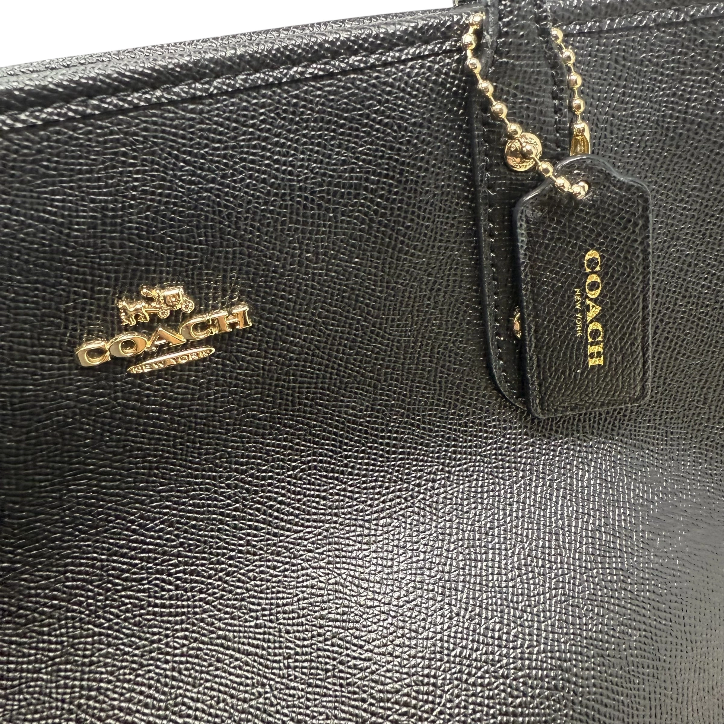 City Zip Tote Designer By Coach, Size: Medium