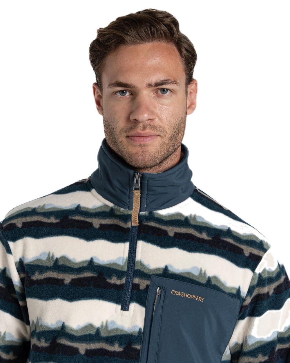 Craghoppers Mens National Trust Losehill Half Zip Fleece Top