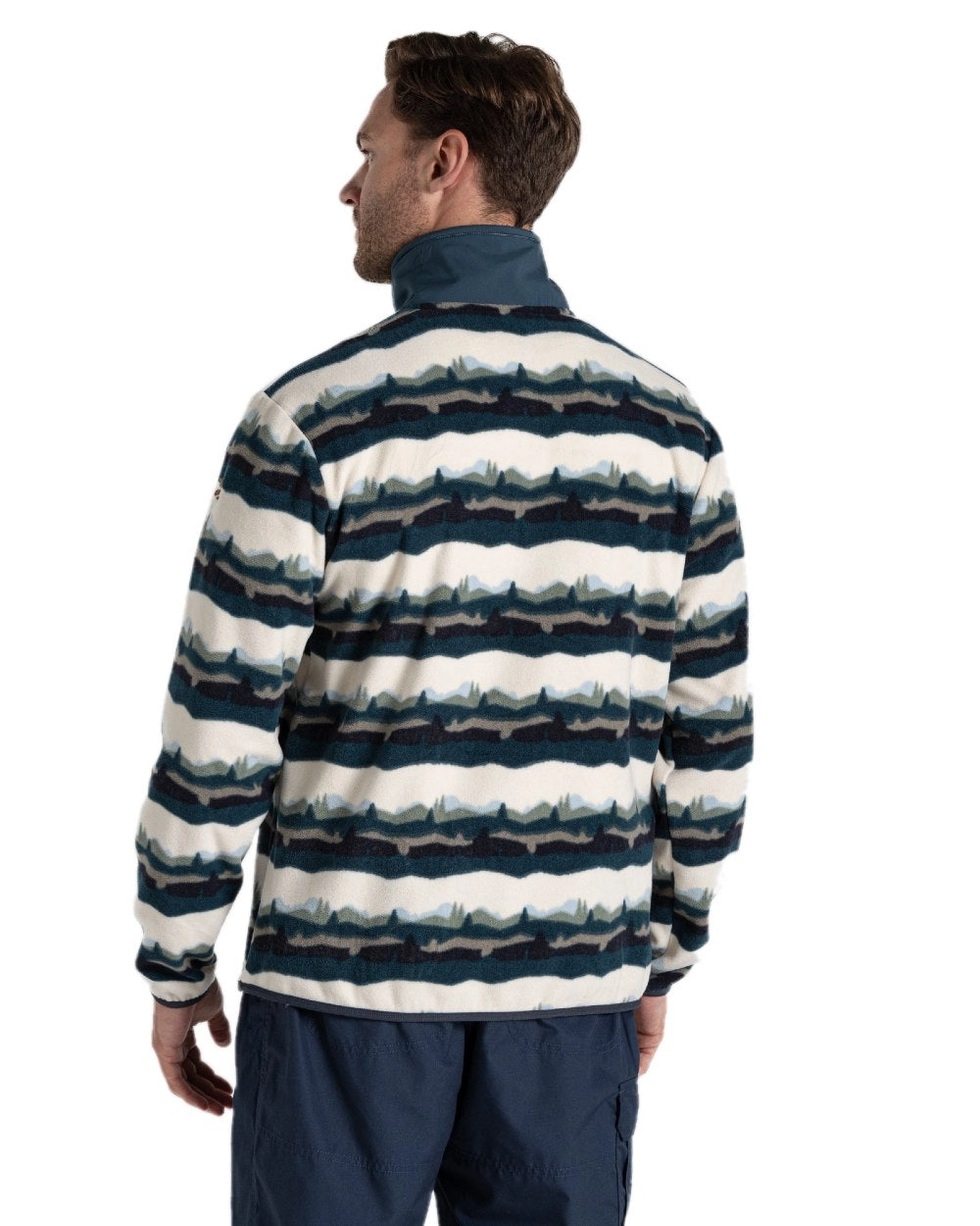 Craghoppers Mens National Trust Losehill Half Zip Fleece Top