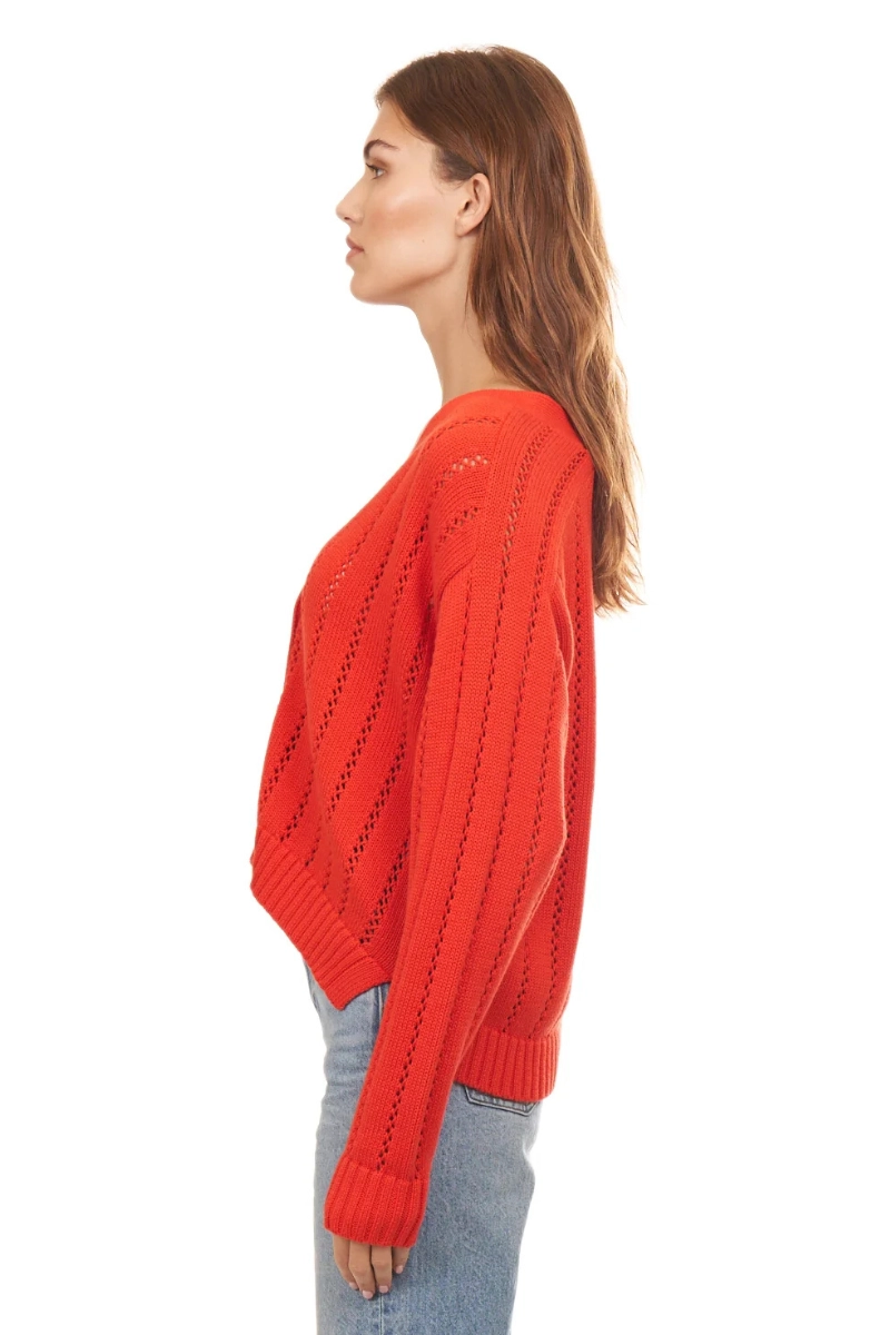 Cropped V-Neck Cardigan