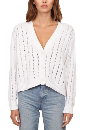 Cropped V-Neck Cardigan