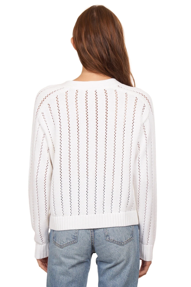 Cropped V-Neck Cardigan