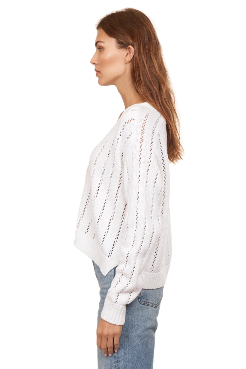 Cropped V-Neck Cardigan