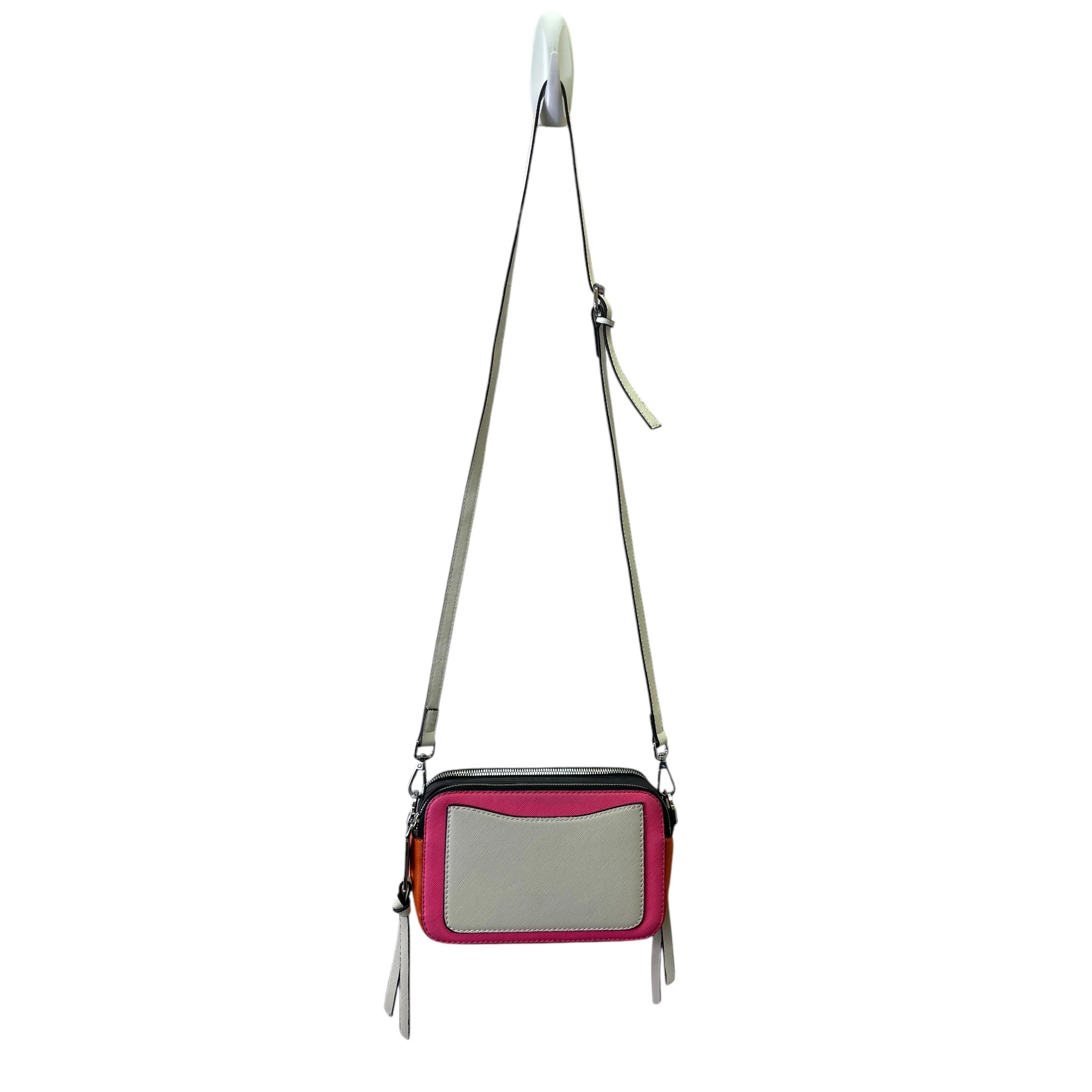 Crossbody Designer By Marc By Marc Jacobs In Orange & Pink, Size:Small