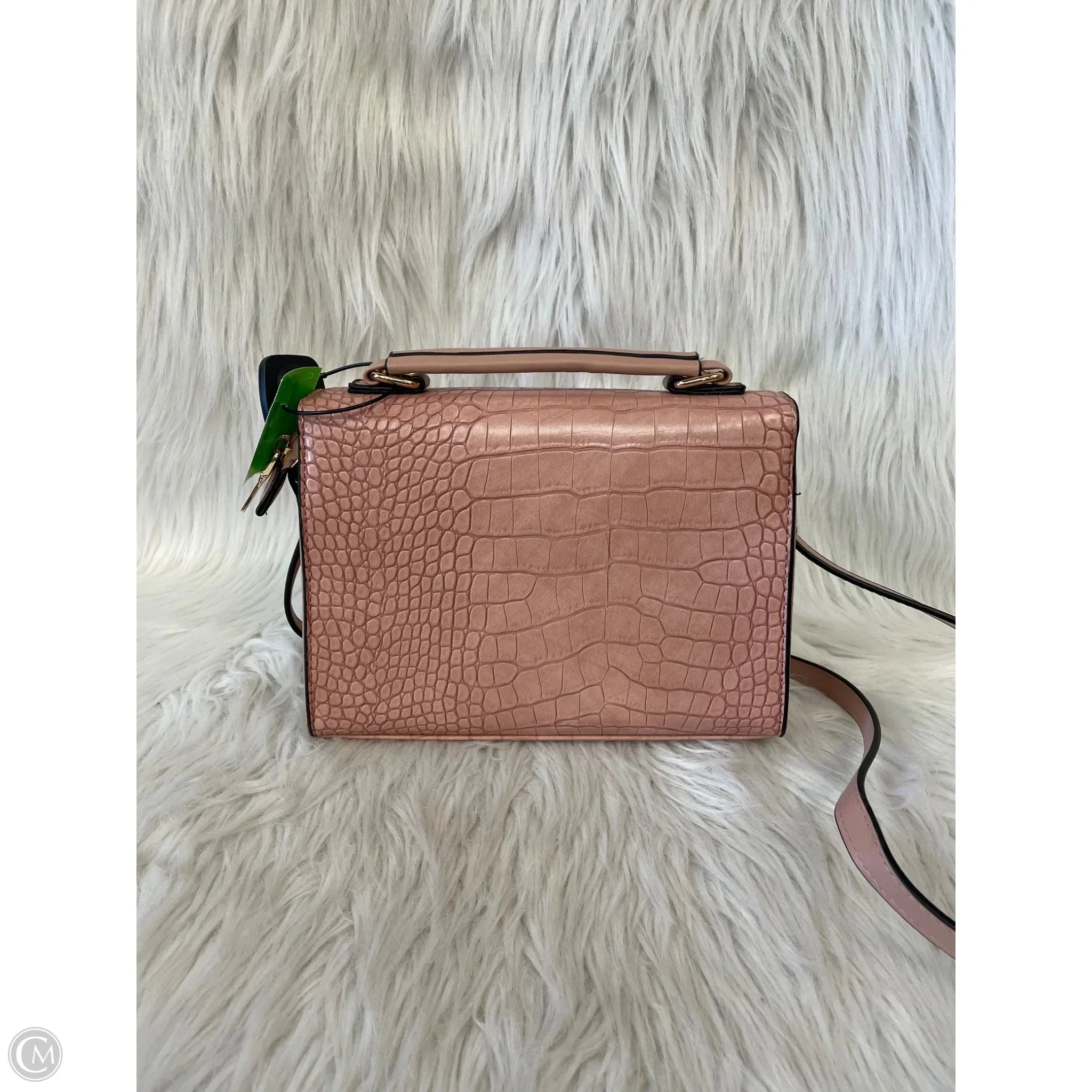 Crossbody Leather By Clothes Mentor, Size: Medium