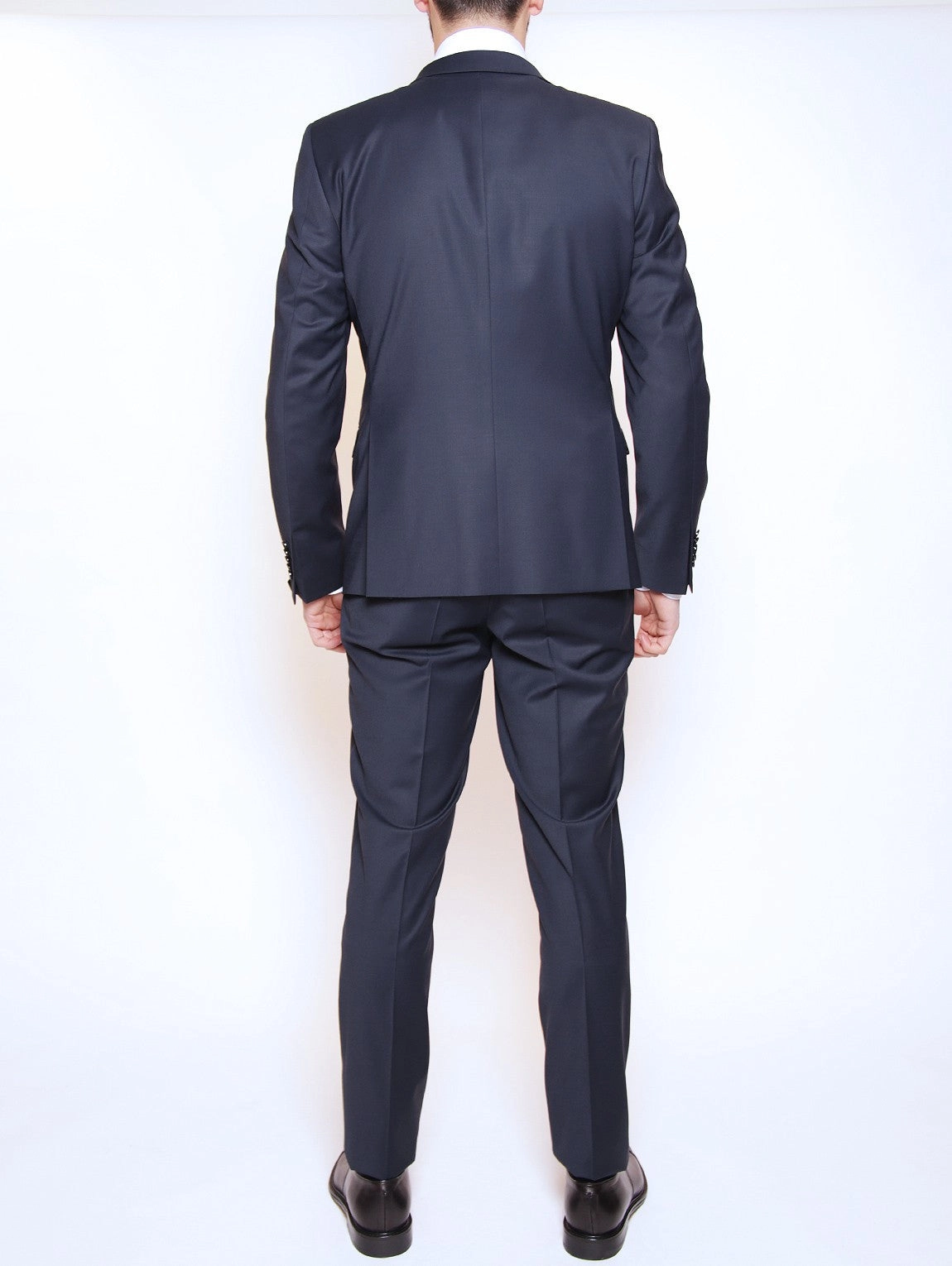 Dark Blue Single Breasted Suit