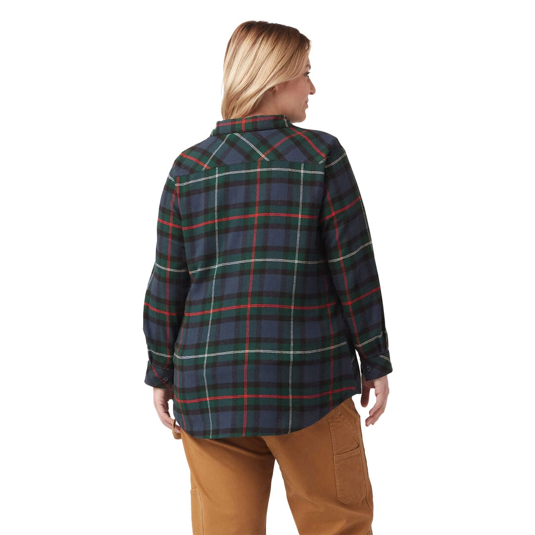 Dickies - Women's Long Sleeve Plaid Flannel Shirt (Plus Size) (FLW075A1W)