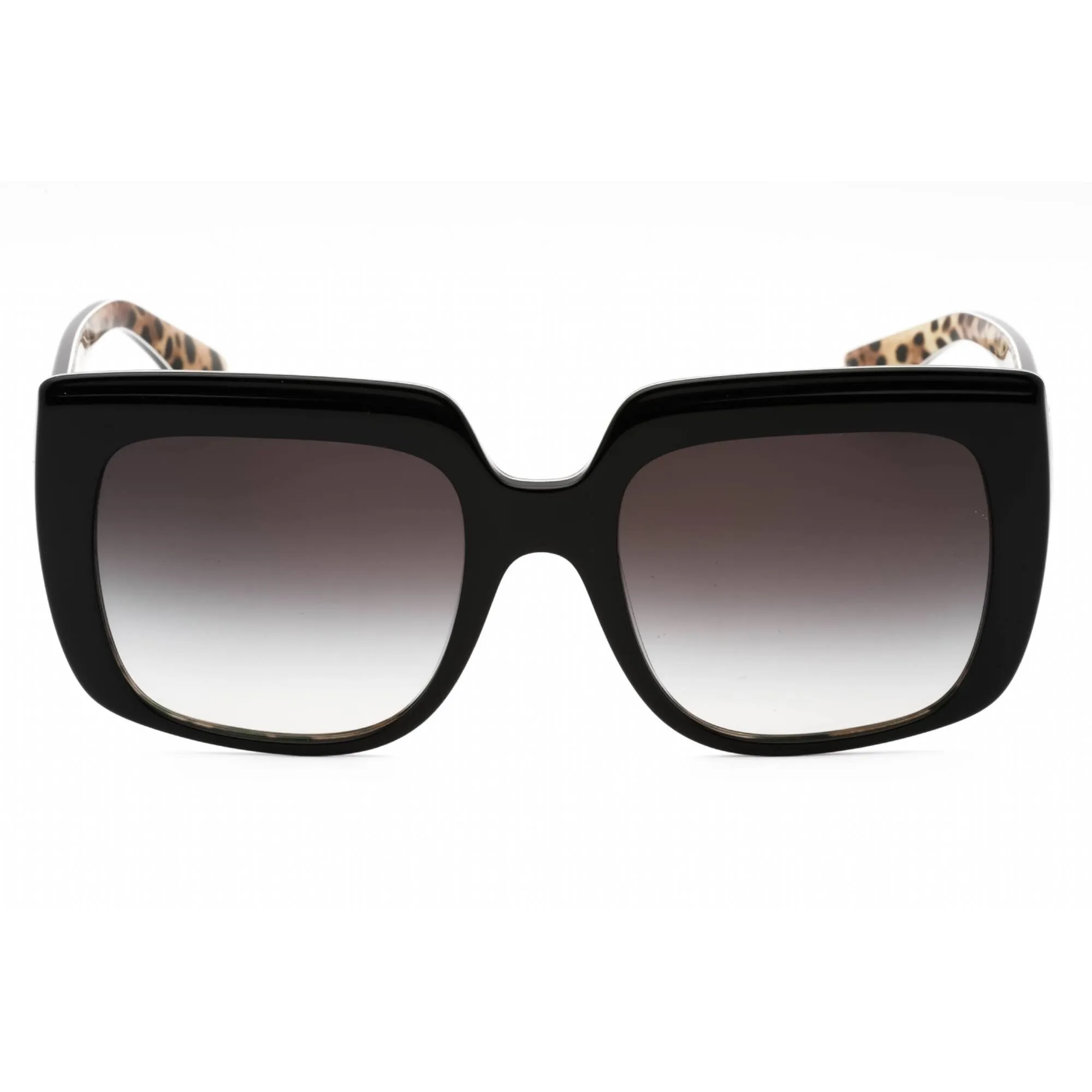 Dolce & Gabbana Women's Sunglasses - Black On Leopard Brown Print | 0DG4414 32998G