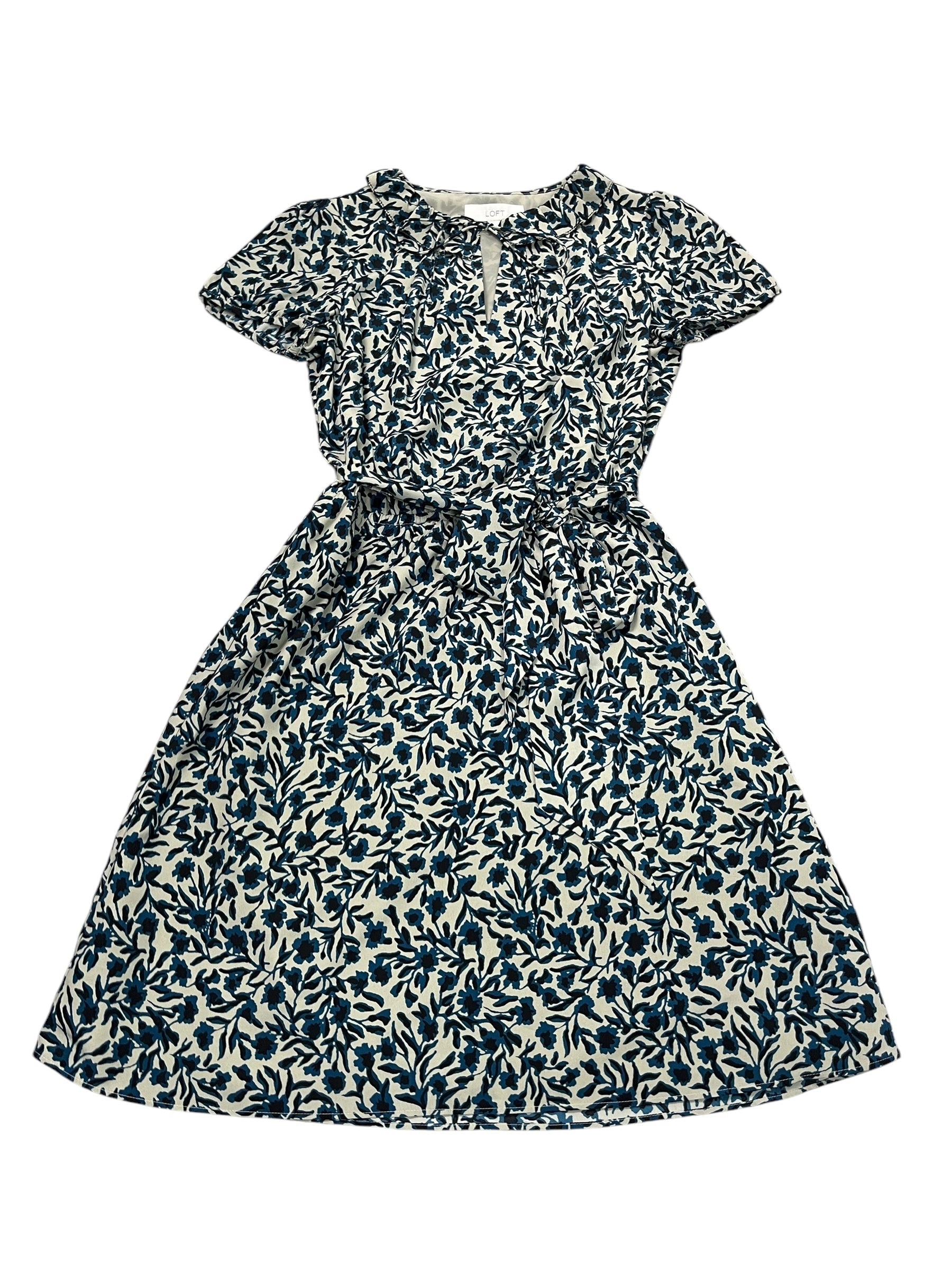 Dress Casual Midi By Loft In Grey, Size:S