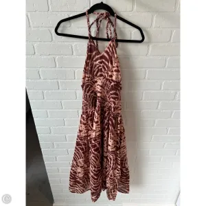 Dress Casual Midi By Venus In Brown & Tan, Size: S