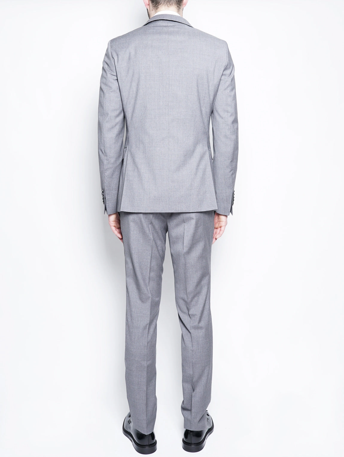 Dress in Fresh Gray Wool