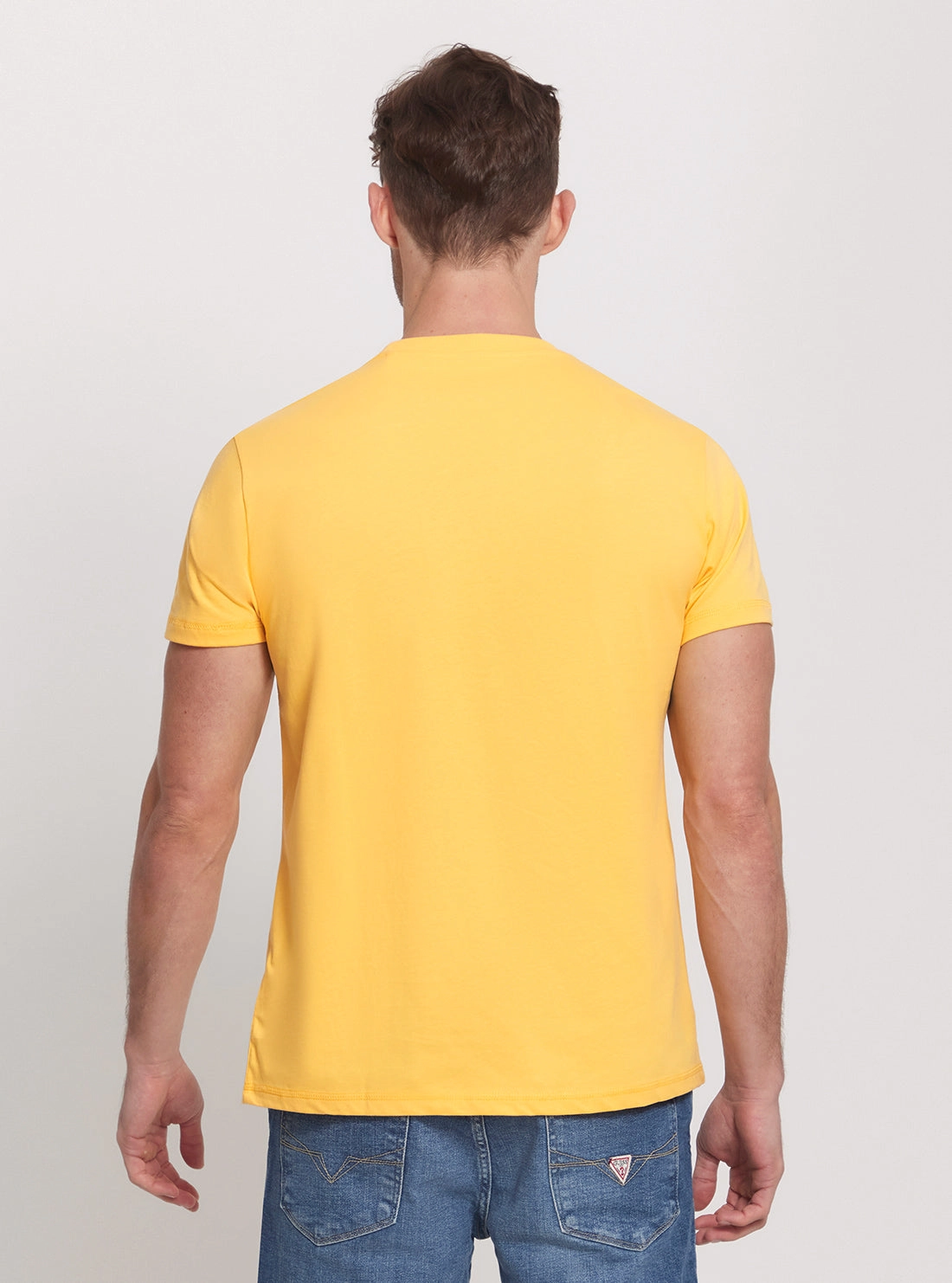 Eco Yellow College Logo T-Shirt