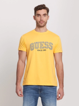 Eco Yellow College Logo T-Shirt