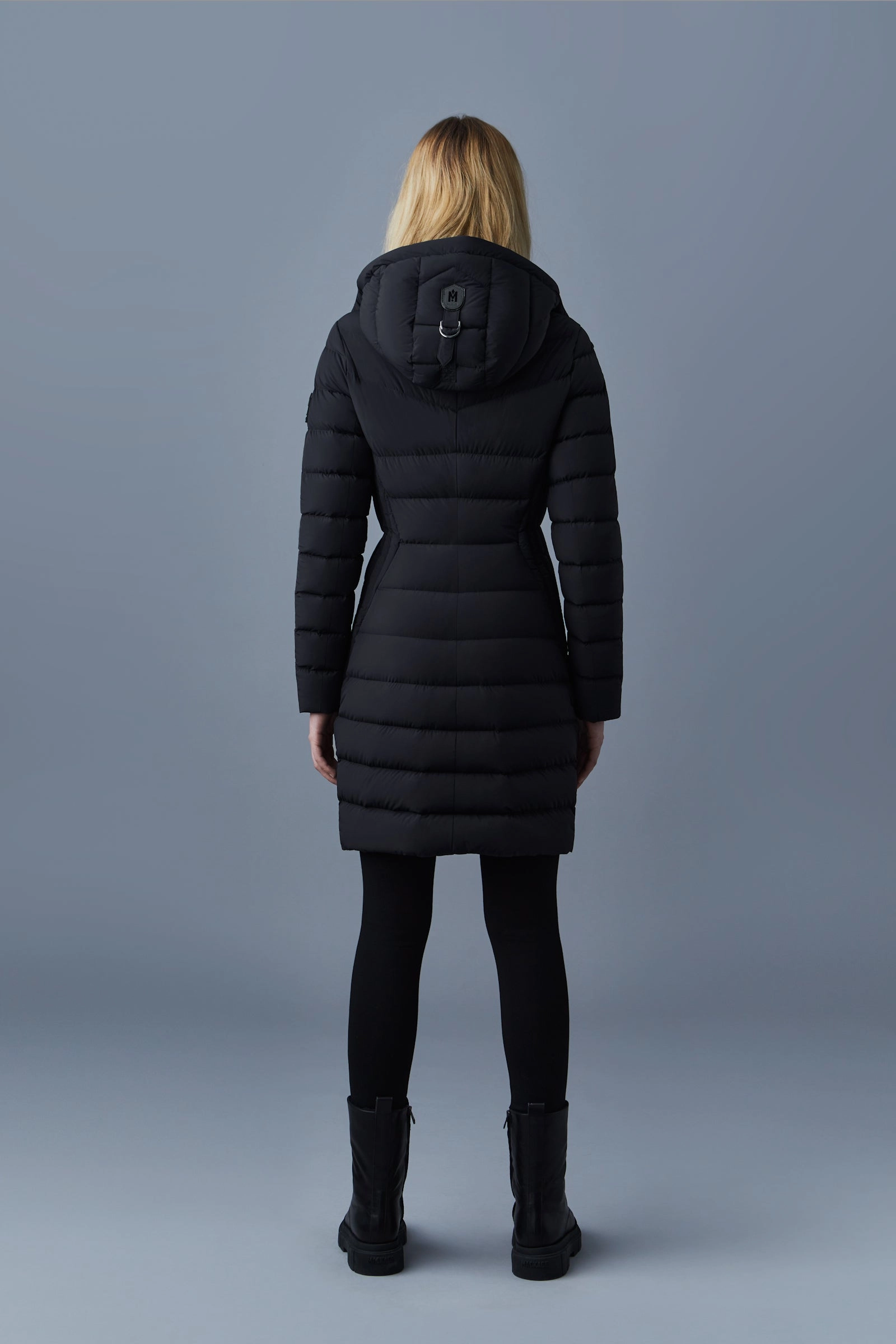 FARREN Agile-360 down coat with removable hood Black