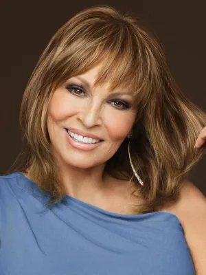 Faux Fringe Top Piece w/Bangs by Raquel Welch | Synthetic Mono Crown