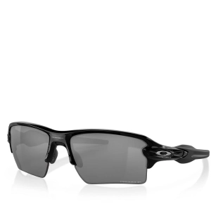 FLAK 2.0 XL POLISHED BLACK W/ PRIZM BLACK POLARIZED