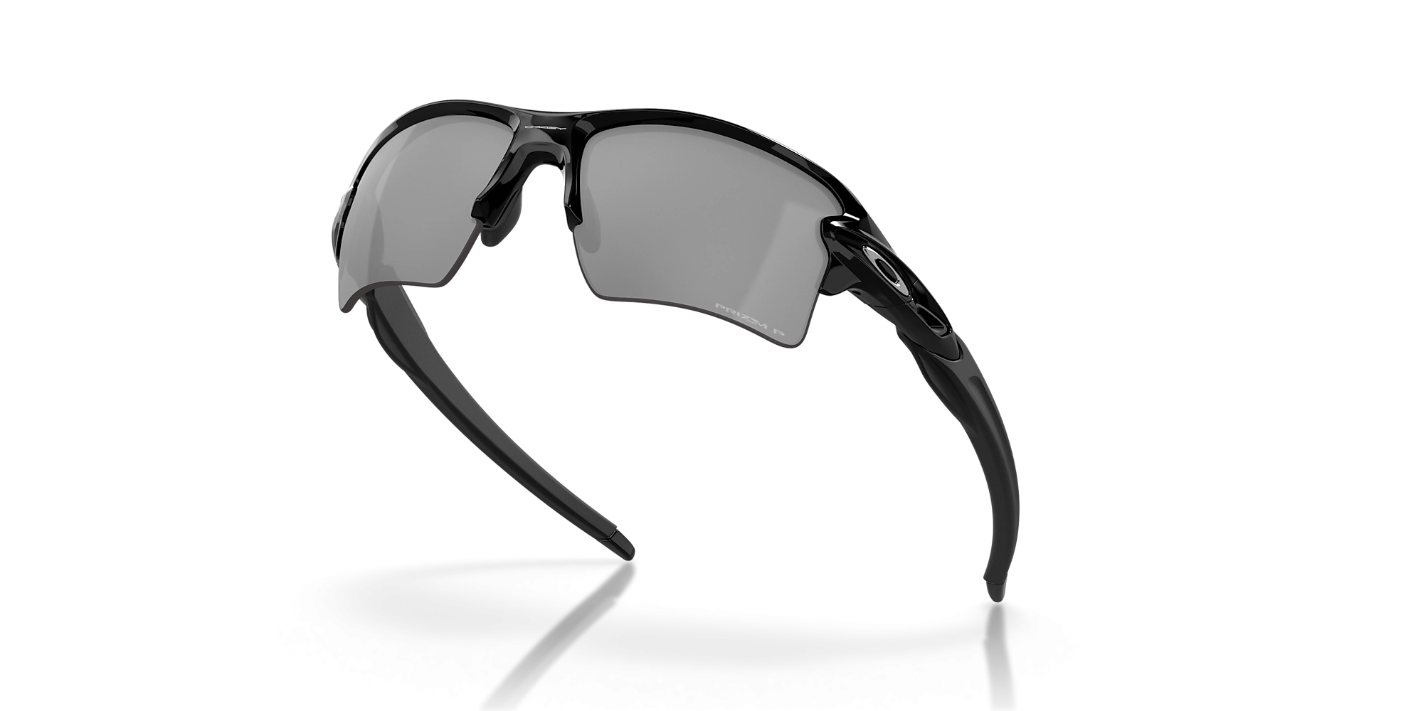 FLAK 2.0 XL POLISHED BLACK W/ PRIZM BLACK POLARIZED