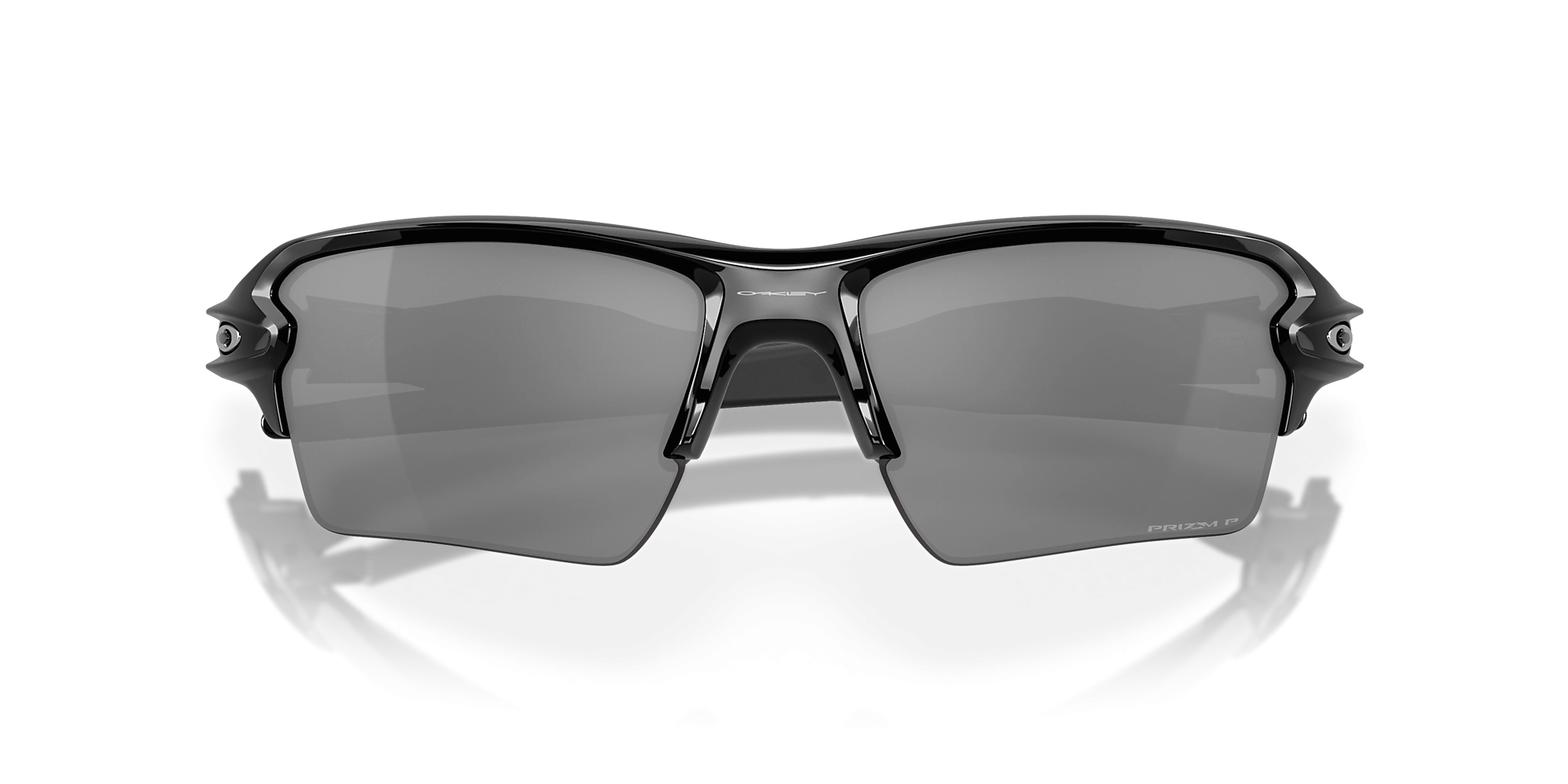 FLAK 2.0 XL POLISHED BLACK W/ PRIZM BLACK POLARIZED