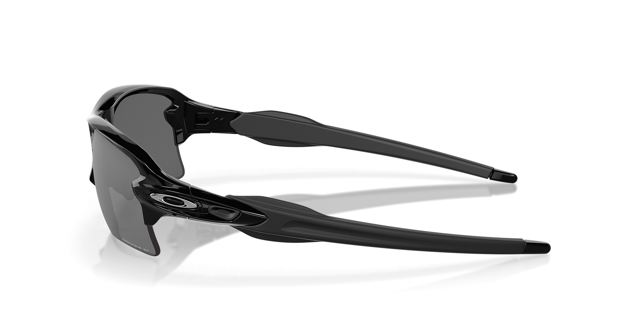 FLAK 2.0 XL POLISHED BLACK W/ PRIZM BLACK POLARIZED