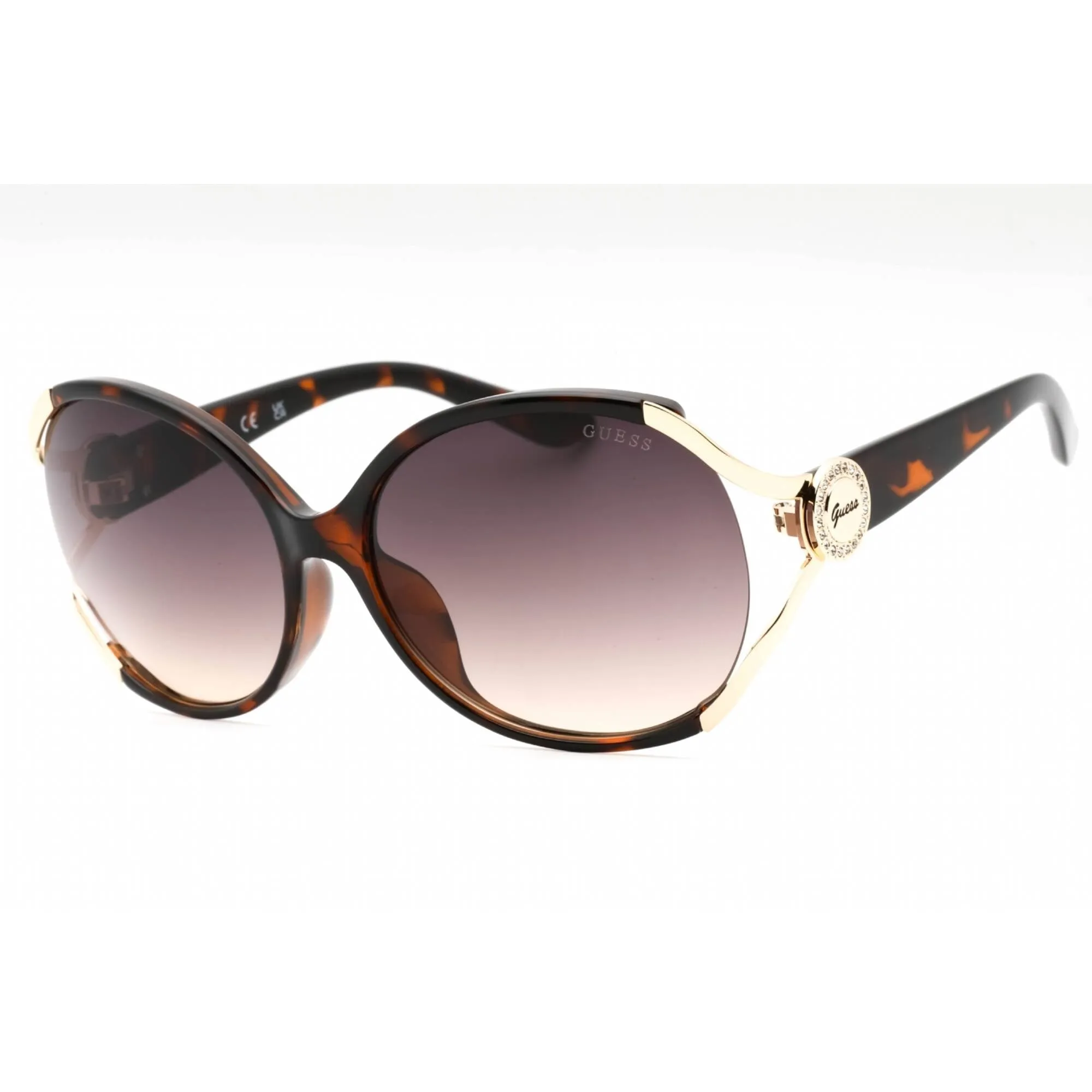 Guess Factory Women's Sunglasses - Dark Havana Oversized Full Rim Frame | GF6099 52F