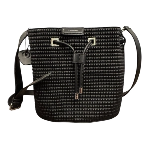 Handbag By Calvin Klein In Black, Size:Medium