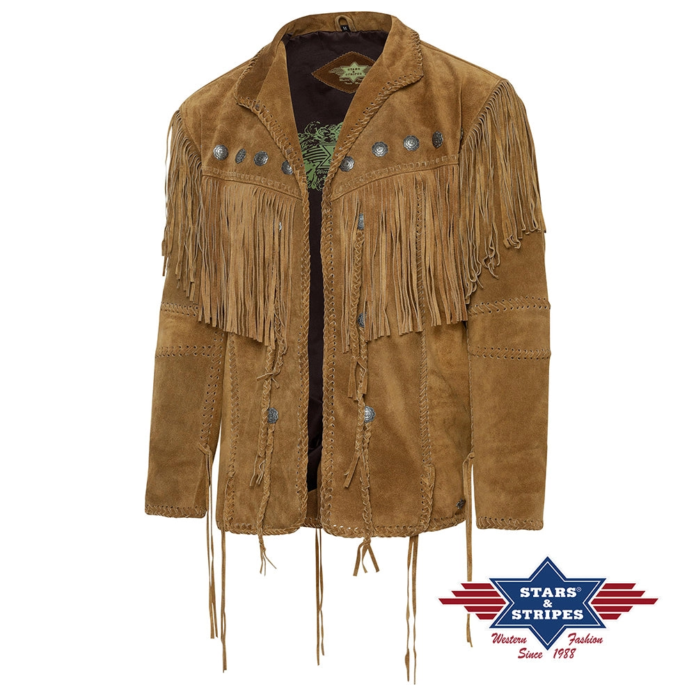 Hombre Brown Men's Western Jacket