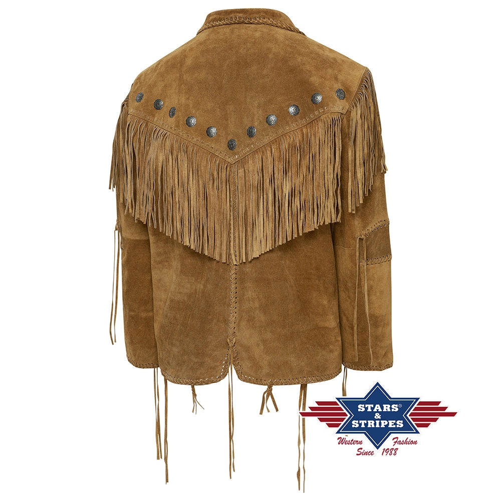 Hombre Brown Men's Western Jacket
