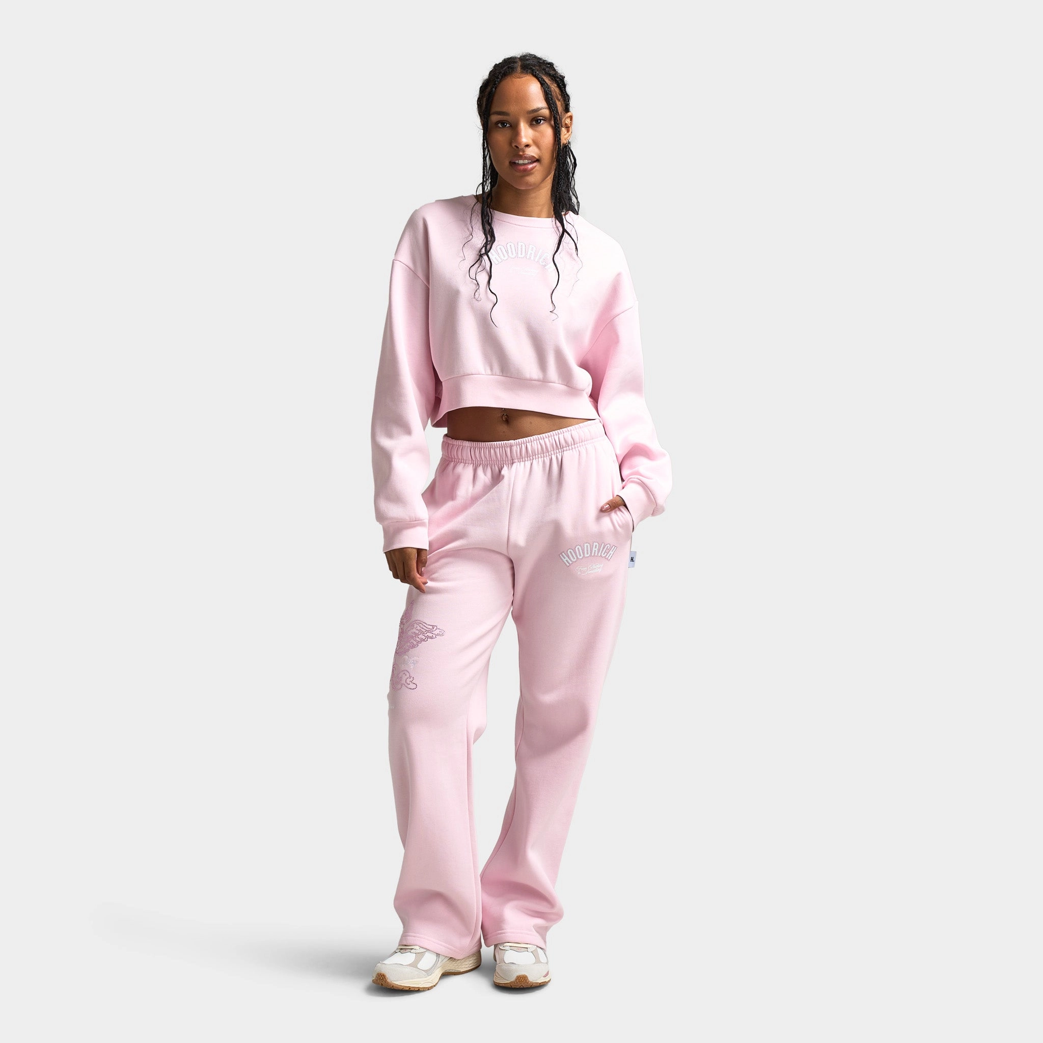Hoodrich Women's Cherish Cropped Sweatshirt Festival Bloom /
